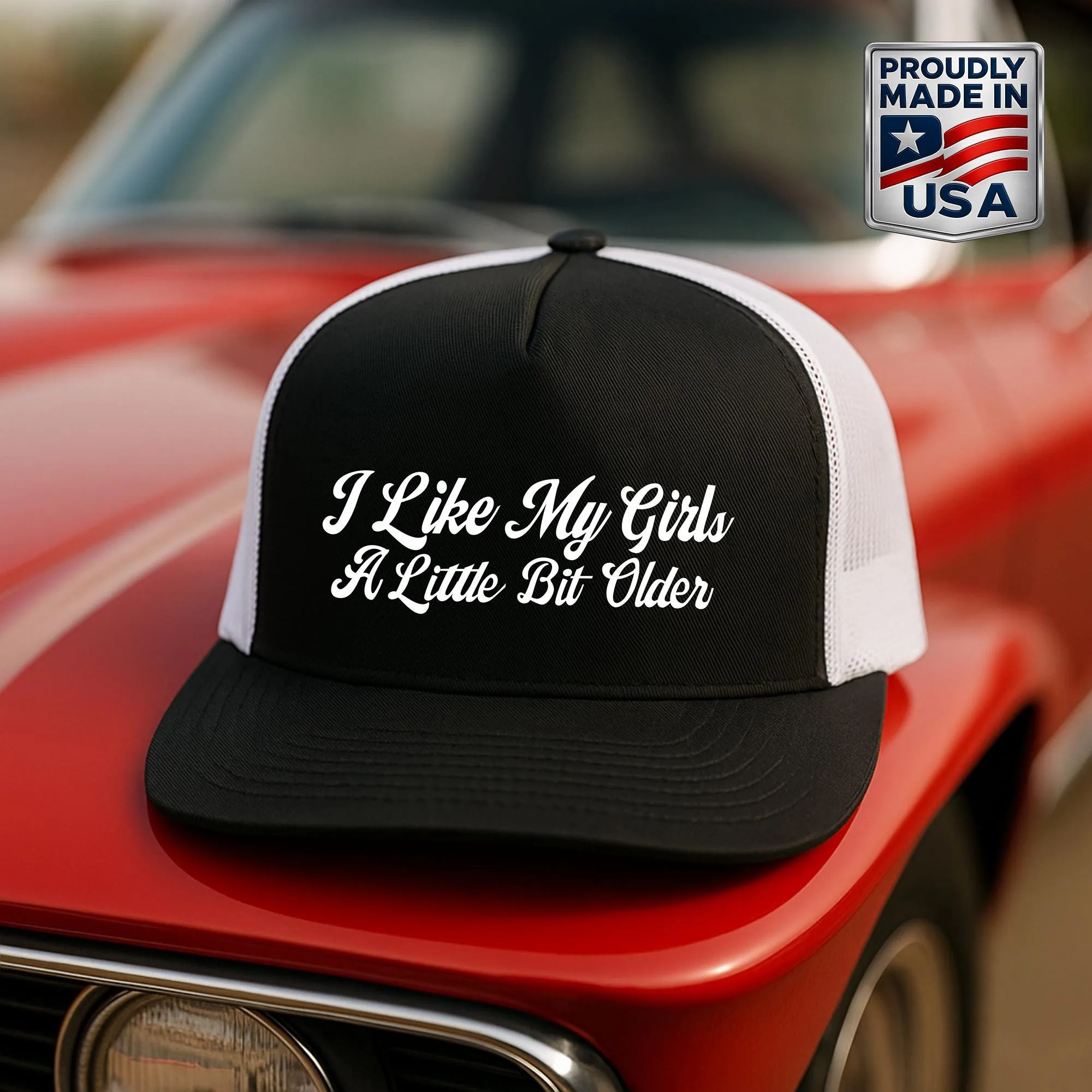 Men's Trucker Hat: Funny Adult Humor - Mesh Back Snapback