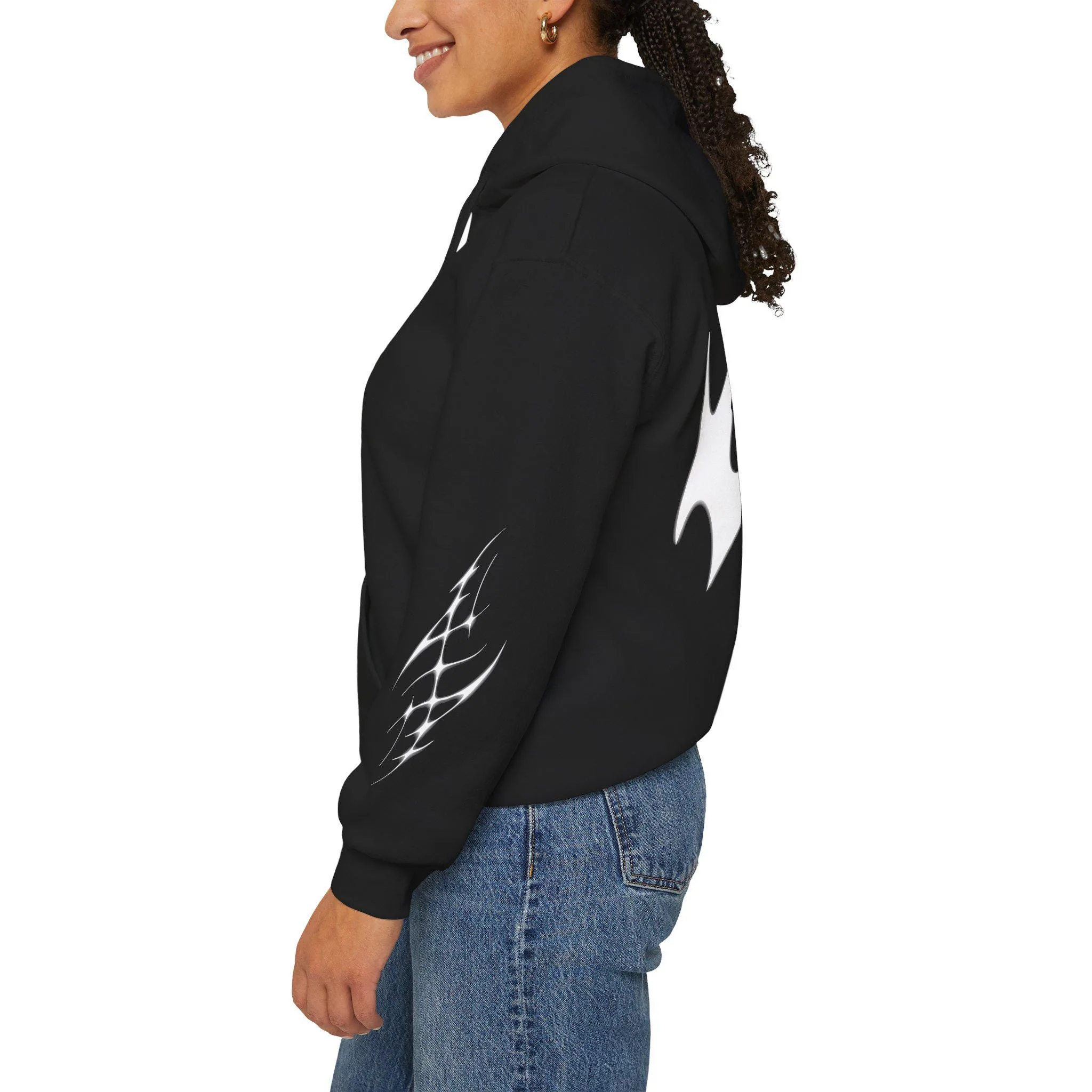 Cyber Sigilism Hoodie Sleeve Print